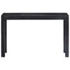 vidaXL Console Table Black 118x30x76 cm Solid Mango Wood
