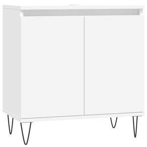 vidaXL Bathroom Cabinet White 58x33x60 cm Engineered Wood