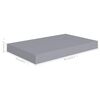 vidaXL Floating Wall Shelves 2 pcs Grey 40x23x3.8 cm MDF
