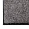 vidaXL Door Mat Light Grey 120 x 80 x 1.2 cm Teddy Fabric