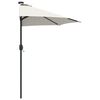 vidaXL Garden Parasol Sand 294 x 150 x 223 cm Polyester and Steel