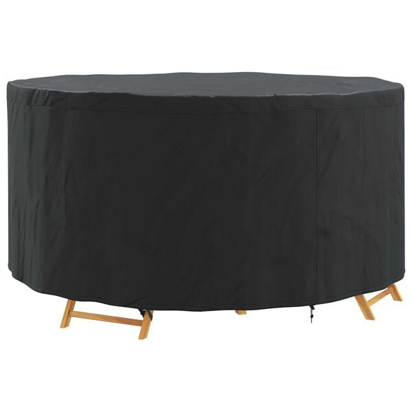 vidaXL Outdoor Furniture Cover Black 182 x 182 x 71 cm 210D fabric