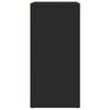 vidaXL Sideboards 2 pcs Black 79x38x80 cm Engineered Wood