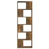 vidaXL Book Cabinet/Room Divider Smoked Oak 60x24x186 cm