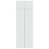 vidaXL Storage Cabinet White 80x42.5x225 cm Engineered Wood