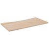 vidaXL Desk Top 100x50x2.5 cm Solid Wood Pine