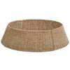 vidaXL Christmas Tree Collar Brown 105 x 105 x 28 cm Seagrass