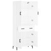 vidaXL Highboard White 69.5x34x180 cm Engineered Wood
