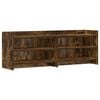 vidaXL TV Cabinet 135 x 33 x 47 cm Smoked Oak Engineered Wood