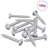vidaXL Wood Screws 8451 pcs Silver Steel