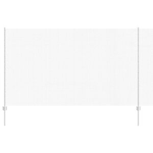 vidaXL Fence with Post Silver 1.4 x 10 m Steel