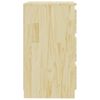 vidaXL Bedside Cabinet 60x36x64 cm Solid Pinewood