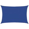 vidaXL Sunshade Sail 160 g/m&sup2; Rectangular Blue 5x6 m HDPE