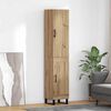 vidaXL Highboard Artisan Oak 34.5 x 34 x 180 cm Engineered Wood