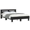vidaXL Bed Frame without Mattress Black 120x190 cm Small Double