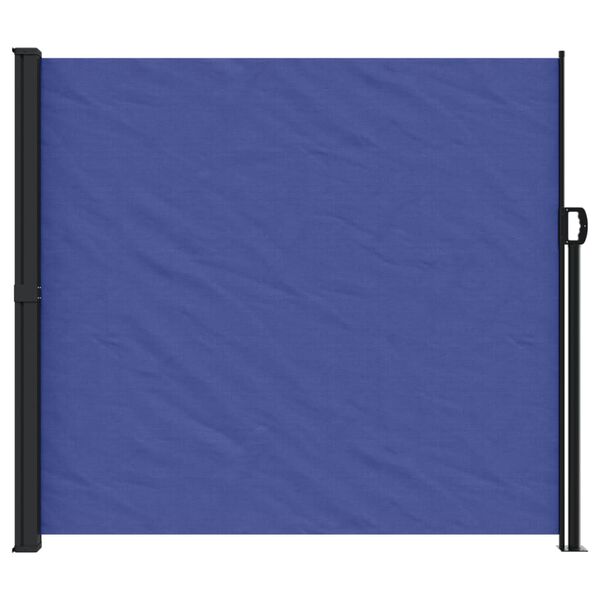vidaXL Retractable Side Awning Blue 180x600 cm