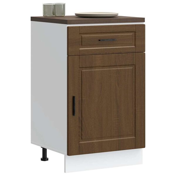 vidaXL Kitchen Base Cabinet Porto Brown Oak Engineered Wood