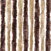 vidaXL Insect Curtain Beige and Light Brown 56x185 cm Chenille