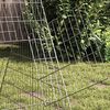 vidaXL Chicken Cage Silver 650 x 100 x 85 cm Galvanised Steel