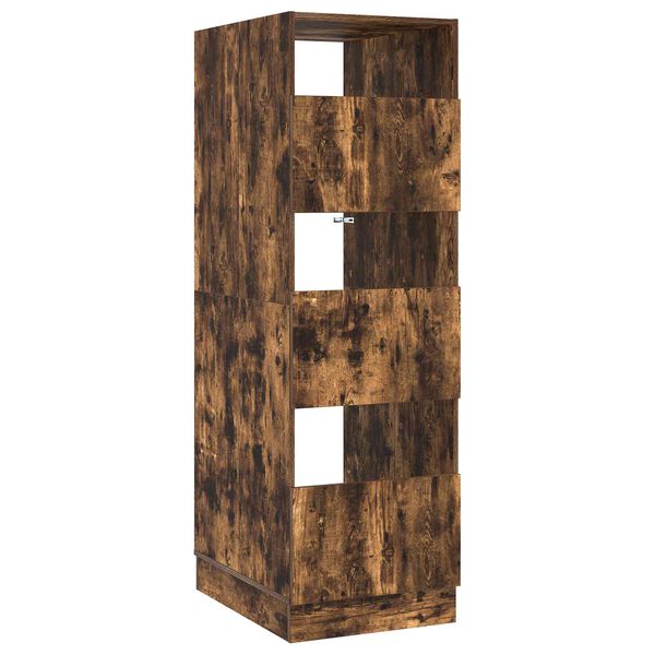 vidaXL Laundry Cabinet Smoked Oak 50 x 68 x 162 cm Engineered wood