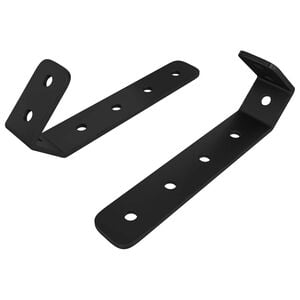 vidaXL Hooks 2 pcs Black M5 x 110 mm Iron