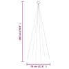 vidaXL Christmas Tree on Flagpole Blue 108 LEDs 180 cm