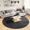 vidaXL Shaggy Rug PAMPLONA High Pile Modern Anthracite &Oslash; 240 cm