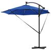 vidaXL Umbrella Azurblau 294 x 294 x 248 cm Polyester and Aluminium