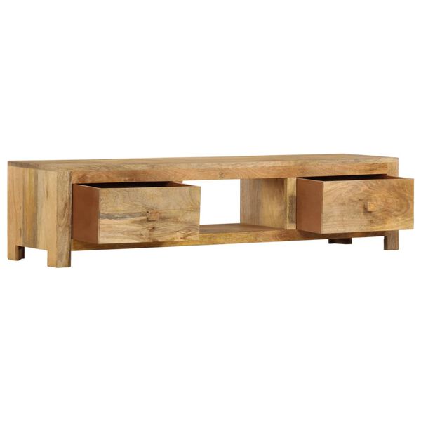 vidaXL TV Cabinet 140x30x32 cm Solid Mango Wood