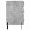 vidaXL Bedside Cabinet Concrete Grey 40x40x66 cm Engineered Wood