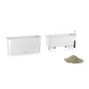 LECHUZA Planter DELTA 10 ALL-IN-ONE High-gloss White