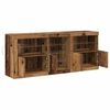 vidaXL LED Sideboard Old Wood 162 x 37 x 67 cm Engineered Wood