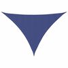vidaXL Sunshade Sail Oxford Fabric Triangular 2.5x2.5x3.5 m Blue