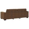 vidaXL Sofa 2 pcs Brown 221 x 80 x 80 cm Fabric