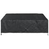 vidaXL Garden Bench Cover Black 200 x 100 x 89 cm 600D Oxford Fbric