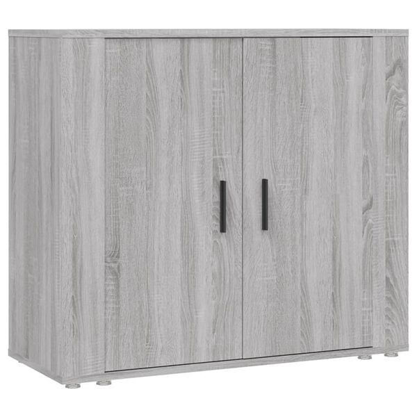 vidaXL Sideboard Grey Sonoma 80x33x70 cm Engineered Wood