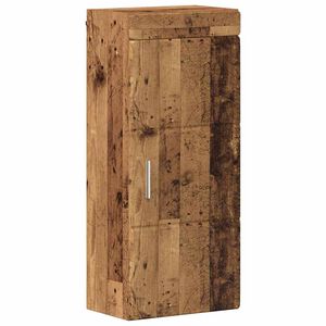 vidaXL Bathroom Wall Cabinet TULUM Old Wood 37 x 24.5 x 86 cm