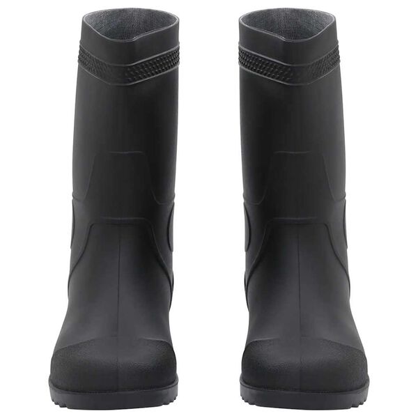 vidaXL Rain Boots Black Size 41 PVC