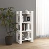 vidaXL Book Cabinet/Room Divider White 60x35x125 cm Solid Wood