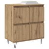 vidaXL Sideboards 2 pcs Artisan oak 120 x 35 x 70 cm Engineered wood