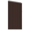 vidaXL Garden Shed Brown 87x98x159 cm Galvanised Steel