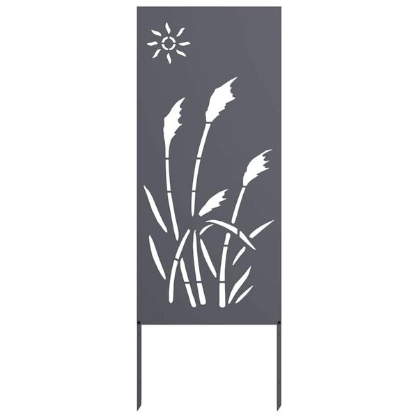 vidaXL Garden Privacy Screen Anthracite 50 x 140 cm Cold-rolled steel