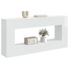 vidaXL Console Table High Gloss White 155 x 29 x 74 cm Engineered Wood