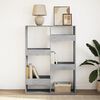 vidaXL Bookcase Concrete Grey 100x33x135 cm Engineered Wood