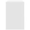 vidaXL Desk with Shelf White 102 x 50 x 75 cm Engineered Wood