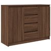vidaXL Sideboard with Drawers Brown Oak 100.5x35x76 cm Engineered Wood