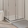 vidaXL Square ABS Shower Base Tray White 80x80 cm