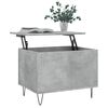 vidaXL Coffee Table Concrete Grey 60x44.5x45 cm Engineered Wood