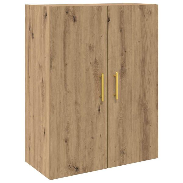 vidaXL Wall Cabinet Artisan Oak 69.5 x 34 x 90 cm Engineered Wood