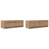 vidaXL TV Cabinets 2 pcs Artisan Oak 80x31x25.5 cm Engineered Wood